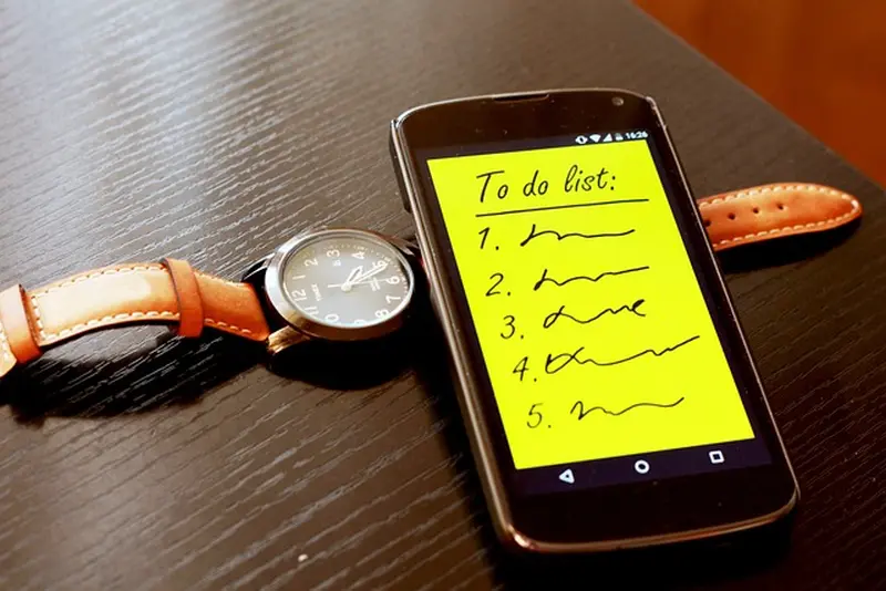 The to-do list displayed on our watches and phones symbolizes our busy, fast-paced lives.