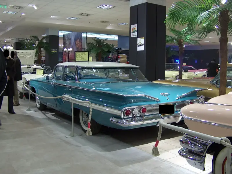 Amerikai autócsodák kiállítása 2007 Budapest, Westend City Center Chevrolet Impala (1958) Hátsó nézet