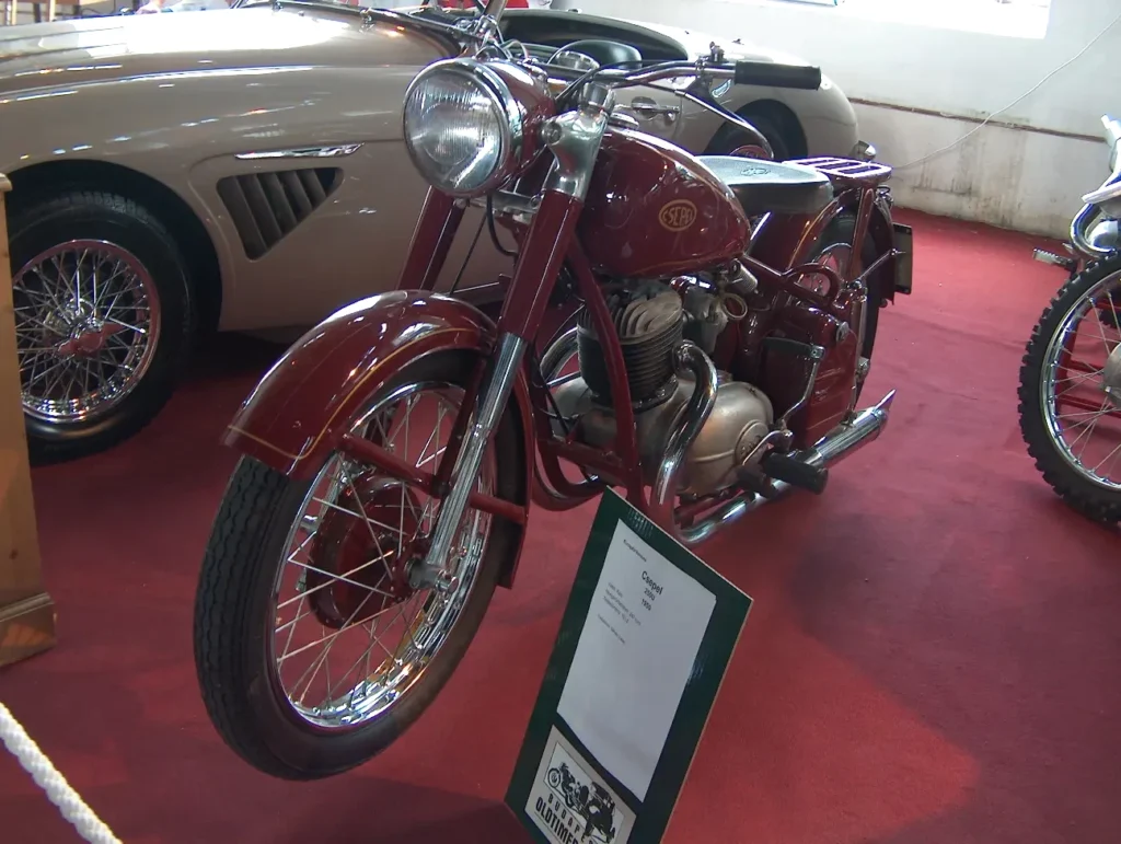 2009 áprilisában a budapesti Vasúttörténeti Parkban megrendezett Oldtimer Expo veterán autó- és motorkiállítás képei. NSU motorkerékpár