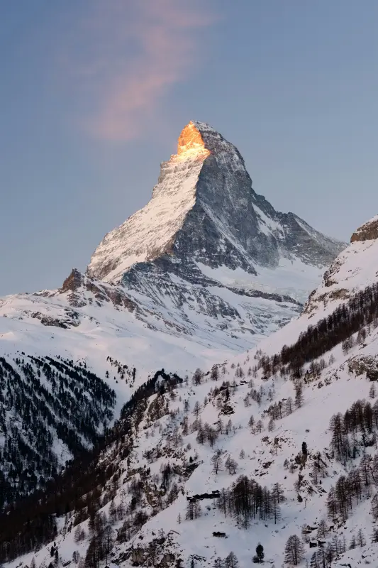 Matterhorn hegy, mint egy piramis